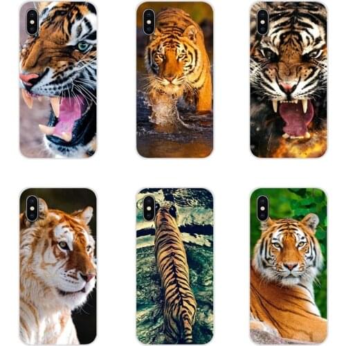 For Huawei Mate Honor 4C 5C 5X 6X 7 7A 7C 8 9 10 8C 8X 20 Lite Pro Animals Fierce Tiger Accessories Phone Cases Covers