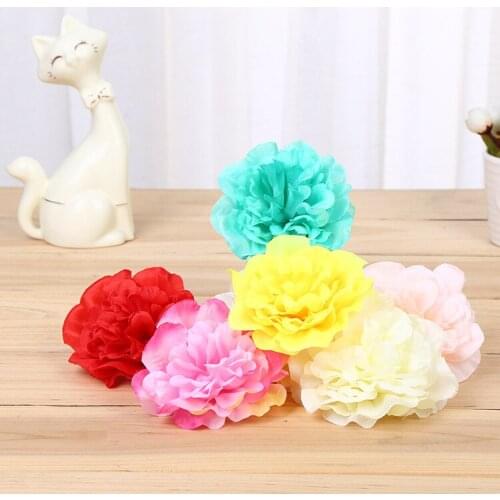 Hot sale 100pcs decorative Artificial rose Flower Head for Wedding party Decoration DIY Gift Box Scrapbooking Craft Fake Flowers