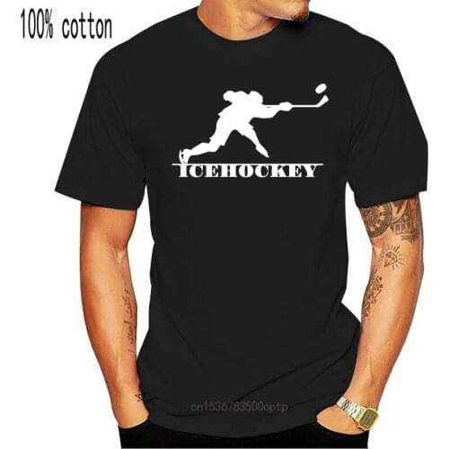Hockey Ice Hockey Sport Gift Friends Winter T Shirt Interesting Novelty Short Sleeve Standard S-4XL Designs Fashion Shirt