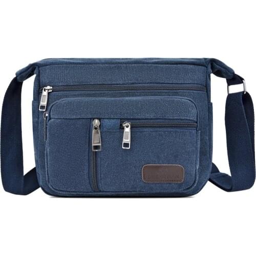 Canvas Shoulder Bags Casual Tote Travel Mens Crossbody Bag Luxury Messenger Bags Fashion High Quality Handbag