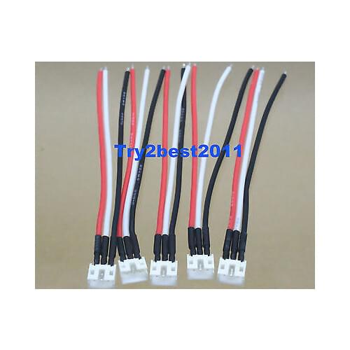 5pcs E-Flite Beast / Sbach UMX Male (ESC / Charger) Connector 22awg 10cm