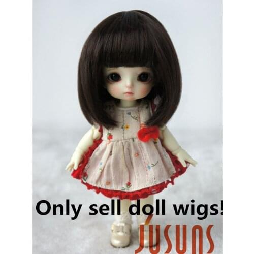 JD026 1/8 1/6 Fashion Bobo BJD Synthetic Mohair Wig in Size 5-6 inch 6-7 inch Doll Hair Doll Accessories