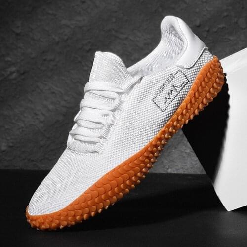 Men Running Sneakers Breathable Mesh Sport Shoes Flat Soft Man Shoes Fashion Black Training Jogging Footwear Comfortable Walking