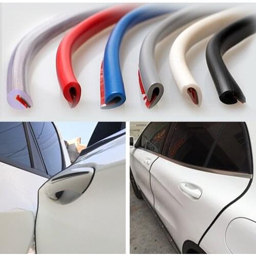 2M/4M/8M Car Door Edge Guards Trim Rubber Scratch Protector for Auto Moulding Strip Sealing Anti-rub Sticker Trim Car Styling