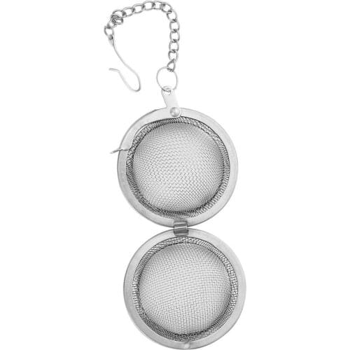 Stainless Steel Sphere Locking Spice Tea Ball Strainer Mesh Infuser tea strainer Filter infusor Mesh Herbal Ball cooking tools