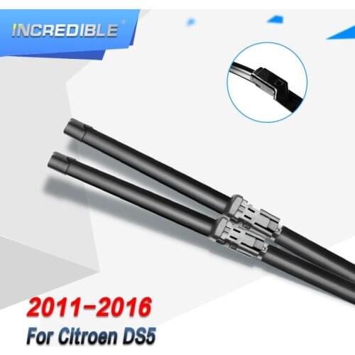INCREDIBLE Wiper Blades for Citroen DS5 Fit Push Button Arms 2011 2012 2013 2014 2015 2016