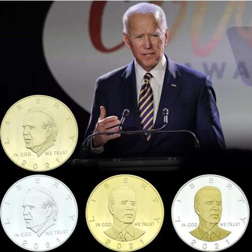 2021 New Joe Biden President Souvenir Challenge Collectible Art Coins