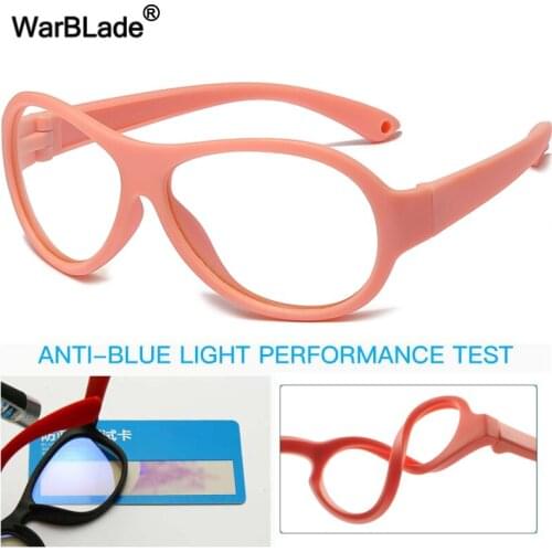 WarBLade New Anti Blue Light Kids Glasses Boys Girls Optical Frame Eyeware Children Computer Goggles Blocking Eyeglasses UV400