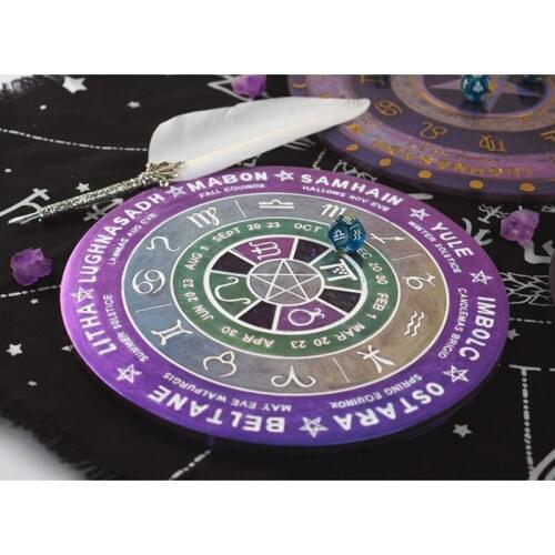 Crystal Epoxy Constellations Compass Tarot Silicone Mold Handmade Resin Molds Kit Fun Art Crafts can CSV