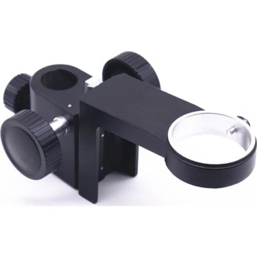 Stereo Microscope Focus Arm Holder Bracket Lens Lifting Stand Focusing Mechanism 50mm Diameter 10A Microscope Head Bracket