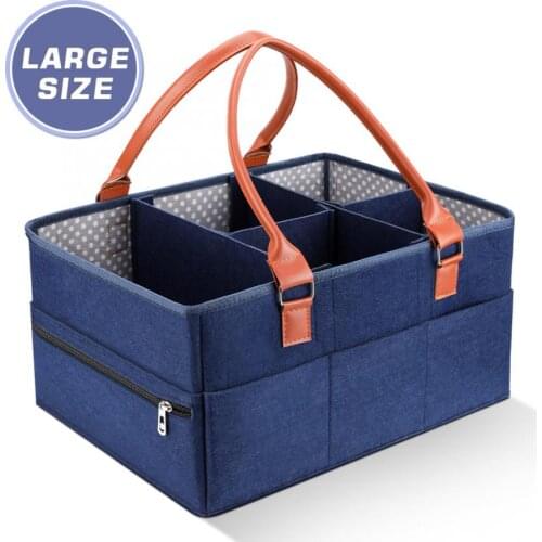 Baby Diaper Caddy Organizer Portable Holder Bag for Changing Table and Car Mummy Diaper Bag Nursery Essentials Storage bins