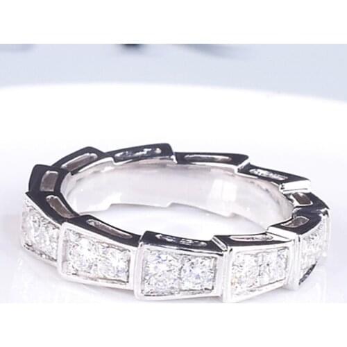 Unique New Serpentine Rings Women Couple Real 925 Sterling Silver Wedding Engagement Party Holiday Gift Luxury Exquisite Jewelry