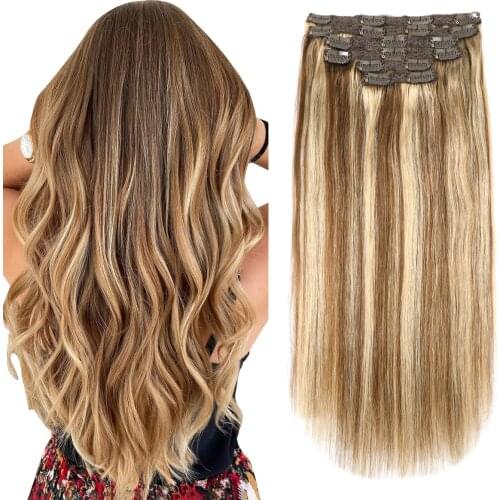 Накладные волосы на заколках XDhair China At AliExpress