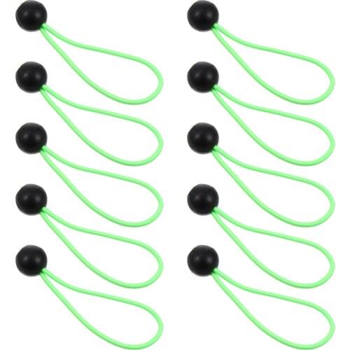 10/20pcs Ball Bungee Cords Heavy Duty Ball Bungee Cords for Camping Tarp Tent