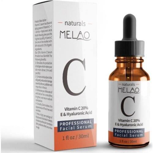 Vitamin C Professional Facial Serum Hyaluronic Acid Anti-Aging Acne Scars Essence Liquid 30ML