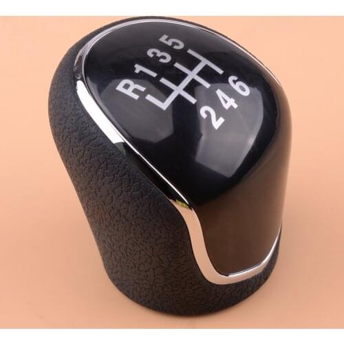 Car Black 6 Speed Manual Gear Shift Knob Ball Head Fit for Hyundai IX35 2010 2011 2012 2013 2014 2015 2016