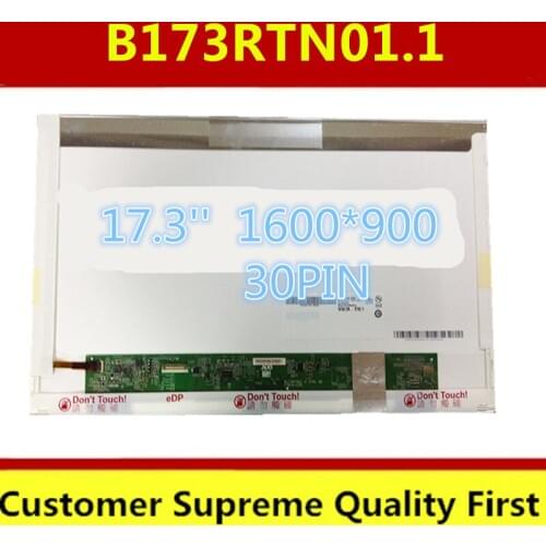 Free shipping N173FGE-E23 Rev B2 LP173WD1 TPA1 B173RTN01.1 LP173WD1 TPE1 17.3LED EDP 30PIN LED LCD PANEL LAPTOP SCREEN