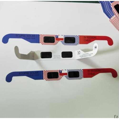 5000 Pcs 3D Paper Glasses Safe Solar Eclipse Viewing Glasses CE Solar Viewing Eclipse Glasses