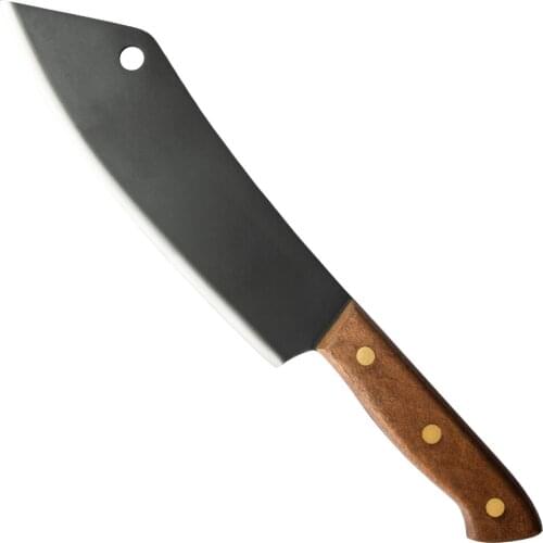 Damask Stainless Steel Kitchen Knife 8 Inch Chef Knife High Carbon Steel Wood Handle Slicing Knife Pointed Blade Kitchen Cleaver