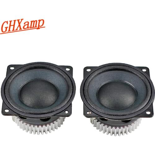 GHXAMP 2 Inch Neodymium Portable Speaker 6Ohm 15W Full Range Speaker Unit Paper Cone Cloth Edge With Heat Sink Audio Driver Diy