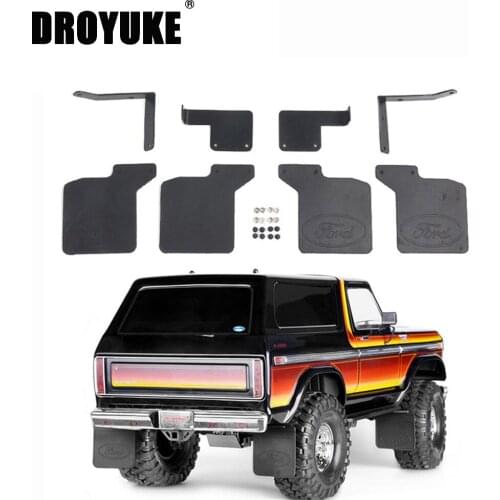 Droyuke1:10 remote control climbing car rubber fenders TRX4 front and rear fenders analog upgrade parts Ford BRONCO Traxxas TRX4