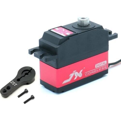 JX PDI-2506MG 25g Metal Gear Digital Coreless Servo With 25T Servo Horn Arm WLtoys 12428 RC Car 450 500 Fixed-wing Airplane