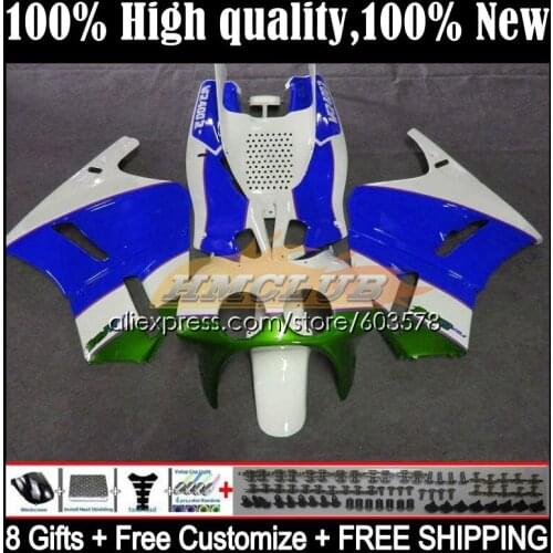 Body For HONDA RVF VFR 400 R RR CC NC35 94 95 96 97 98 36CL.134 VFR400 R V4 VFR400R 1994 1995 1996 1997 1998 Fairing blue white