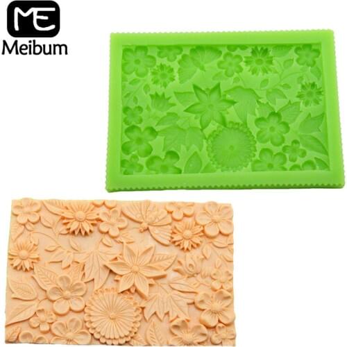 Meibum Butterfly Petal Silicone Fondant Cake Mold Vine Lace Flower Chocolate Paste Sugar Craft Decorating Mould Baking Tools