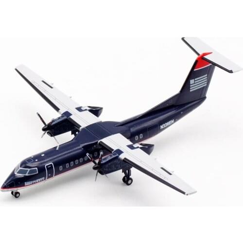 1:200 Scale Bombardier DASH 8 8Q300 N326EN0 USAirways Airlines Airplane Aircraft Plane Diecast Alloy Model Toy Collection Gift