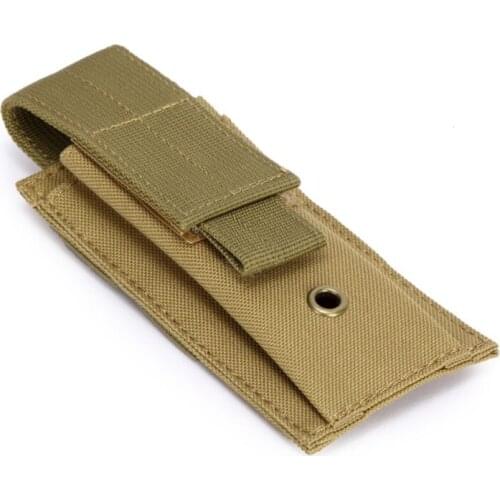 Molle M5 Flashlight Pouch Outdoor Hunting Single Pistol Magazine Pouch Torch Holder Case Light Holster Camping Bag