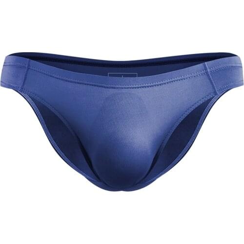 New Mens Ice Silk Underwear Seamless Sexy Transparent Breathable Soft Solid Male Breifs Thin 3D U Pouch Bag Cueca Man Underpants