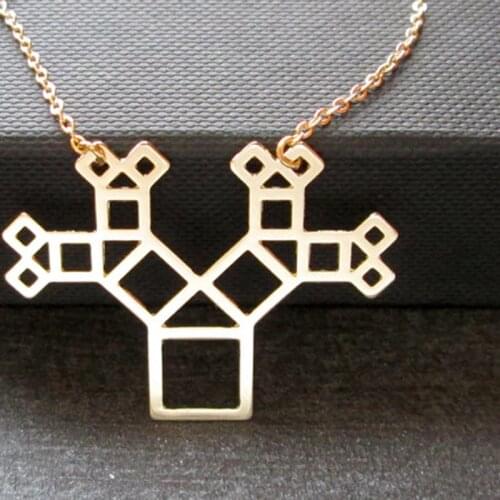 Wholesale Dna Necklace, Dna Jewelry, Science Necklace, Biology Necklace, Dna Pendant, Dna Charm, Molecule Necklace