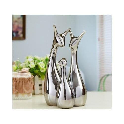 Walk four dolphins Home Furnishing brass handicraft business gifts decor decoration products