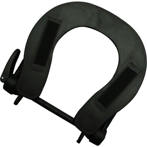 Spa Adjustable Face Cradle Pillow Brace Holder for Headrest Massage Table Bed Black Bracket Durable Platform