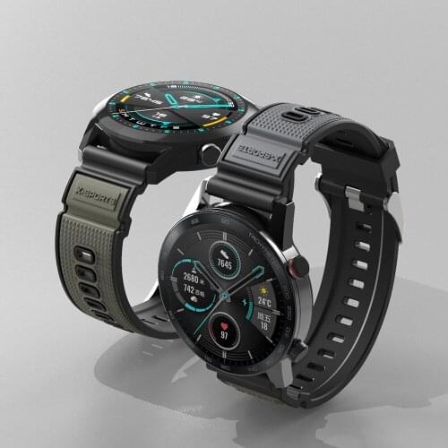 5 pcs Watchbands Straps for huawei gt2 pro gt honor magic 2 gs pro smart watch band Silica gel Bracelet 22mm