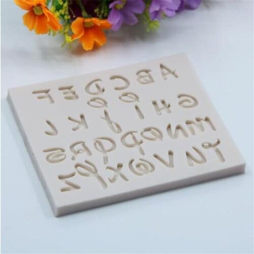 3D Letter Alphabet Silicone Mold Message Board Cake Molds Fondant Topper Chocolate Cake Decorating Tools