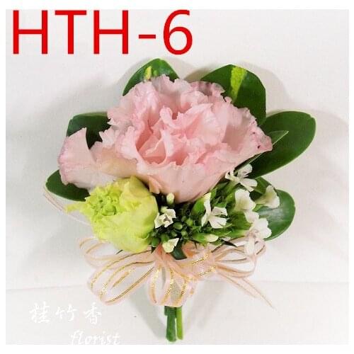 Brand-new wedding bride holding a flower emulation rose living room decoration bouquet HTH