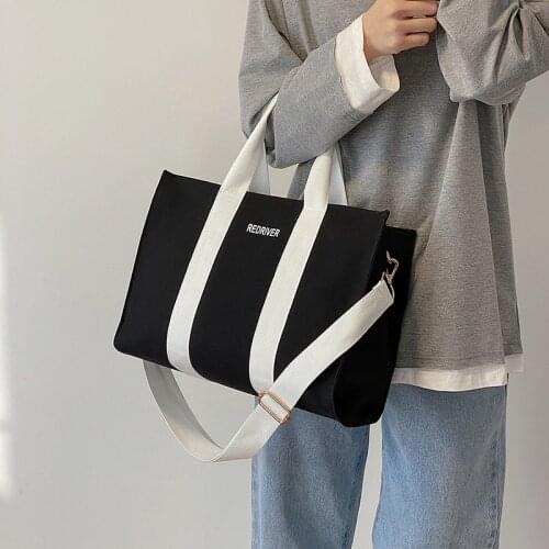 New Luxury Designer Crossbody Handbag Female Vintage Large Capacity Tote Bags Fashion Canvas Shoulder Bag Women Shopping Bags