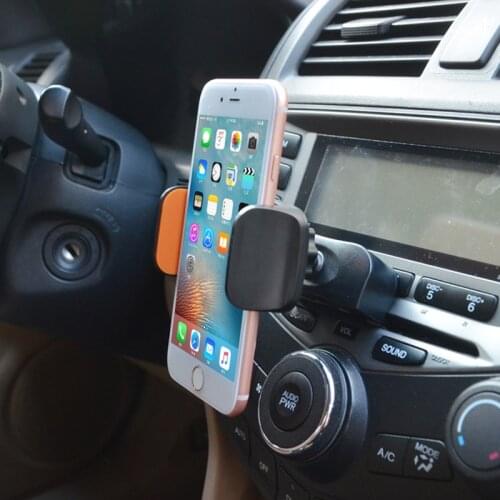 Universal Car Telephone Holder Air Vent Cd Slot 2in1 Mount Cellphone Support mobile phone accessories