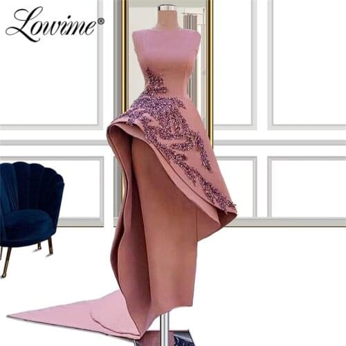 Vintage Beaded Evening Dresses Middle East 2020 Robes De Soiree Aibye Long Prom Dress Dubai Arabic Special Occasion Party Gowns