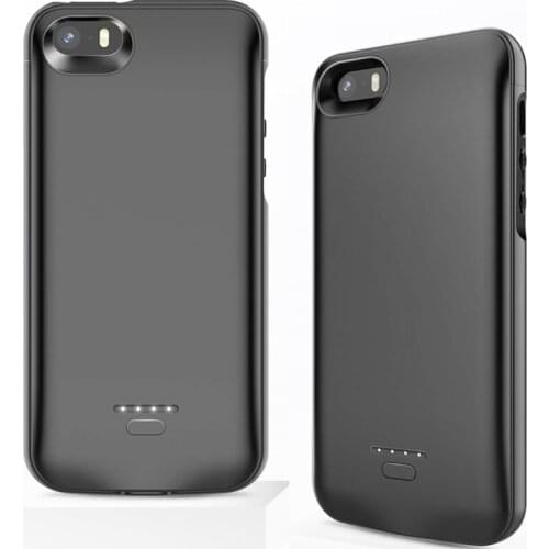 4000/5000/5500mAh Powerbank External Battery Charging Case for iphone 6 6S 7 8 5 5S SE Case for iphone X/XR/XS Max Battery Case