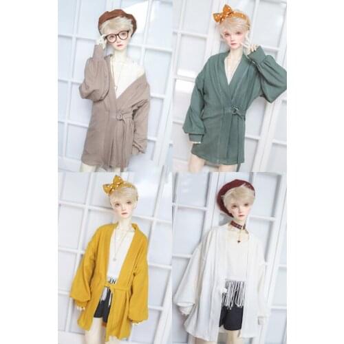 G10-221 1/4 1/3 Uncle SSDF POPO68 SD 10 BJD MSD doll baby clothes colorful Striped cardigan 1pcs