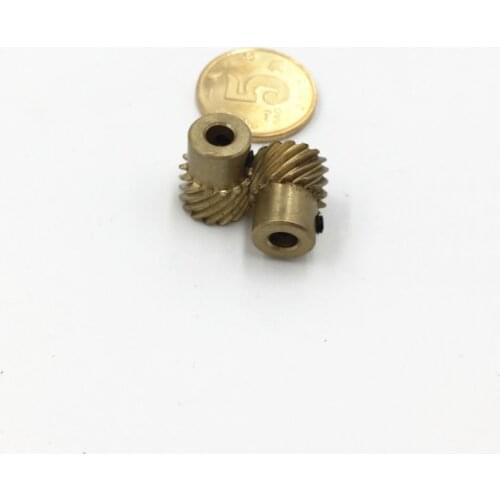 45 Degree Staggered Teeth Can Be Used as 90 Degree Reversing Angler Helical Gear 0.5 Mold 15 Teeth Hole 4