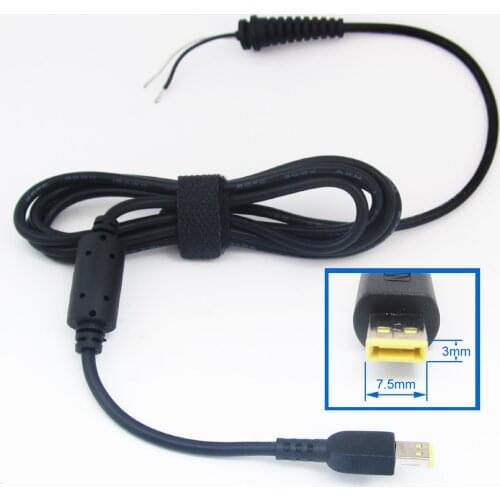 1pc 5FT/1.5M Mini Square DC Power Plug Socket Connector Cord Cable for Lenovo