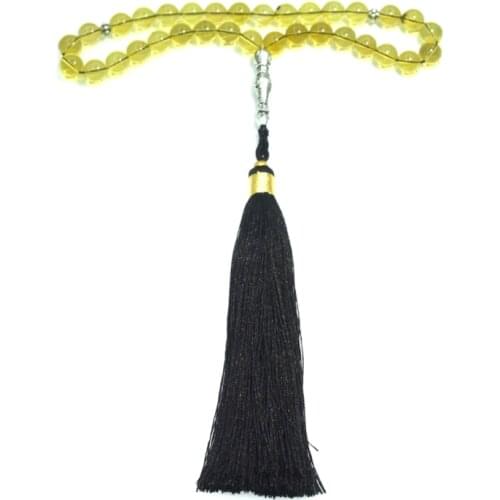 100% Natural Amber 10mm Muslim Taisbha 33 rosary lazuli S925 Accessories Advanced Moslem Supplies Wholesale Free Shipping