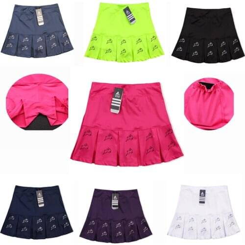 2021 Womens quick-dry sports tennis Culottes badminton short skirt with Safety Shorts, Running sports yoga shorts Skort skirts