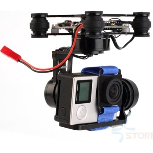 3 Axis Gimbal Storm32 BGC Lightweight Brushless Gimbal W/ Motors Free Debug 3-4S For Gopro3 Gopro4 SJ4000 Xiaoyi Camera DIY FPV
