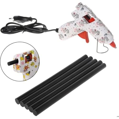5pcs Hot Melt Glue Stick Black High Adhesive 11mm For DIY Craft Toys Repair Tool