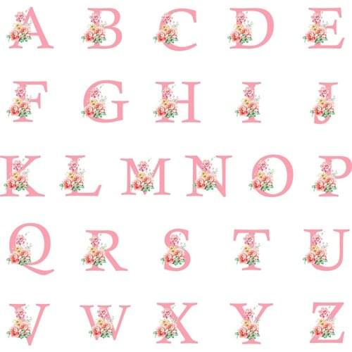 Name Custom Diamond Painting Cross Stitch 5D DIY Full Drill Letter Flower Embroidery Children Kids Name Mosaic Gift Home Decor
