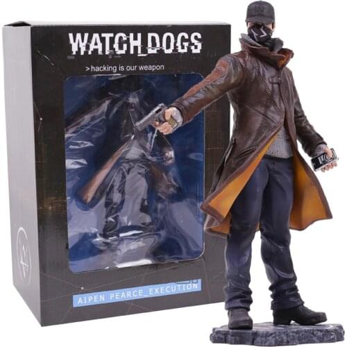 Watch Dogs Aiden Pearce Execution PVC Figure Collectible Model Toy 23cm